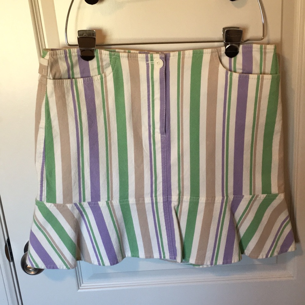 Ann Taylor Loft Ruffled Skirt Sz 10 - Picture 1 of 6